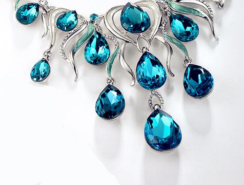 天蝎座专属项链（十二星座宝石项链）