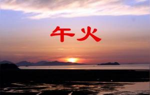 十二地支之午火解析